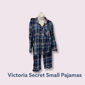 Used blue Victoria secret pajamas set